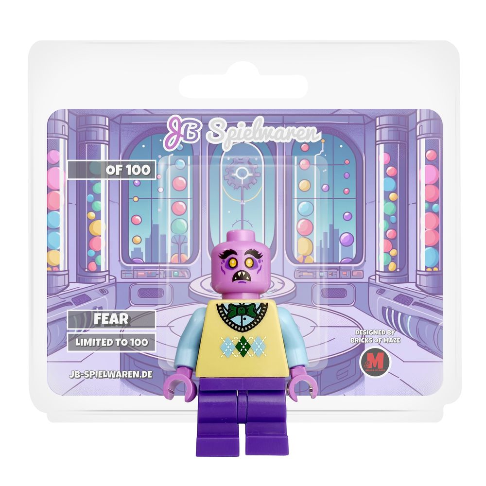 Fear Custom LEGO® Minifigure by Bricks of Maze