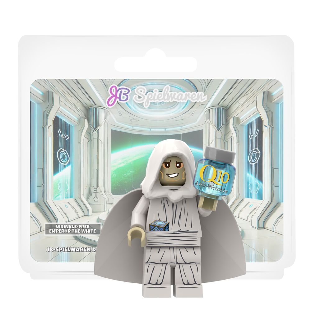 Emperor the White with Anti-Wrinkle Cream Custom LEGO® Minifigure