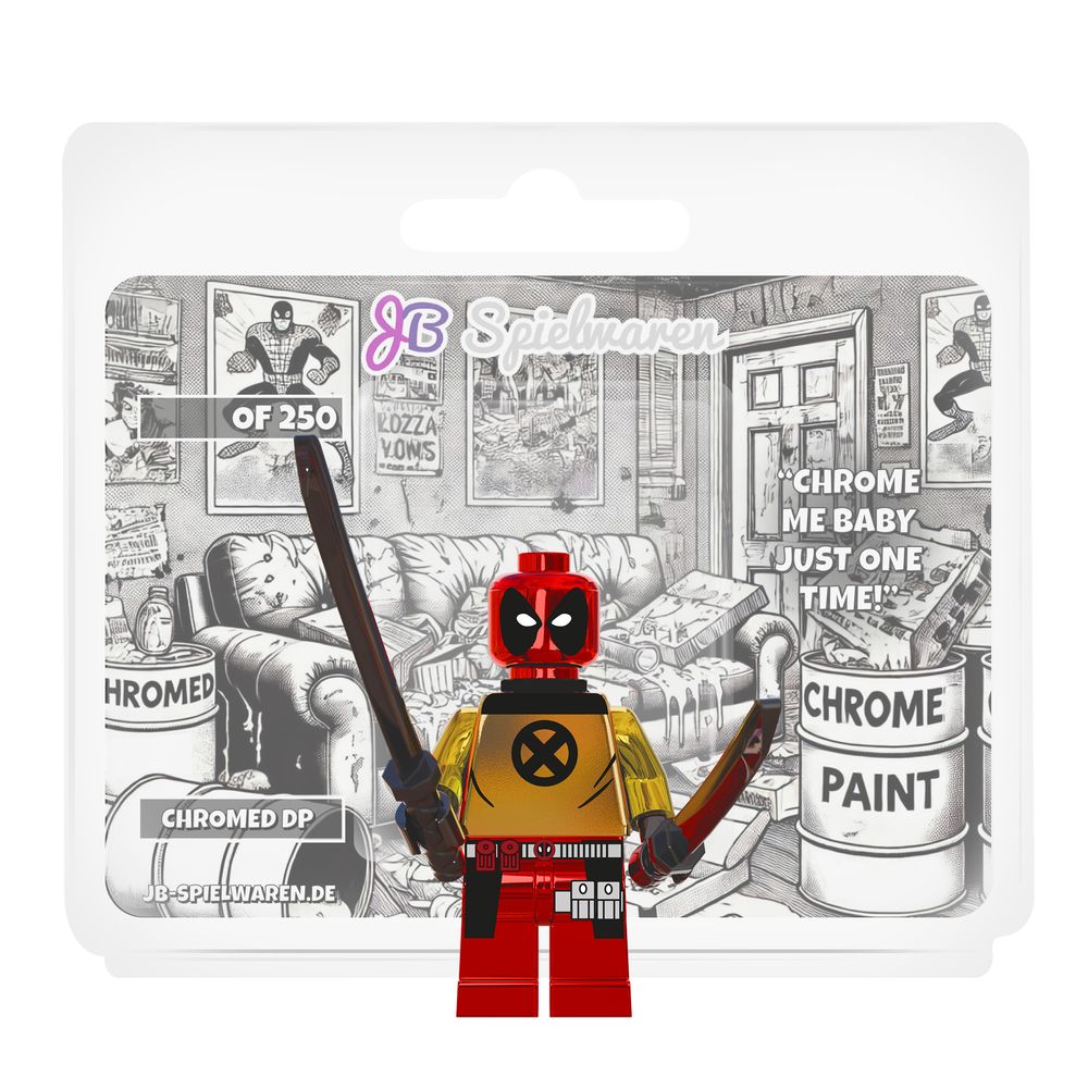 Chromed DP Custom LEGO® Minifigure