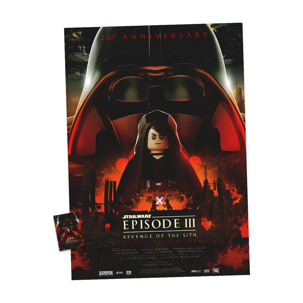 Episode III Poster + Matching Printed Tile