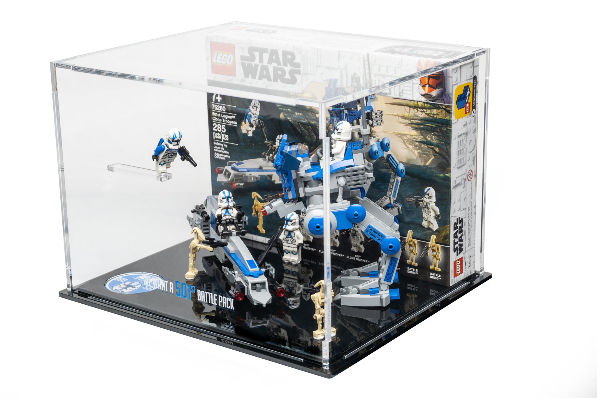 【4枚セット】Revocation 1st〜4th Limited-Edition LEGO® 501st Legion Display Case | BrickShell Cases