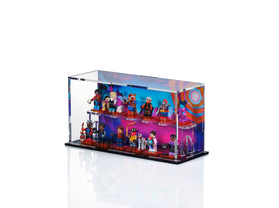 LEGO® Spiderman Minifigure Display Case – 12-Count Podium