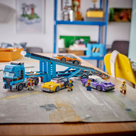 Car Transporter Truck with Sports Cars - 60408