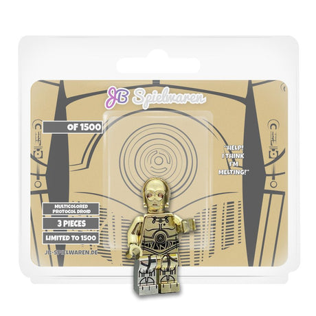 Multicolored Protokol Droid Custom LEGO® Minifigure
