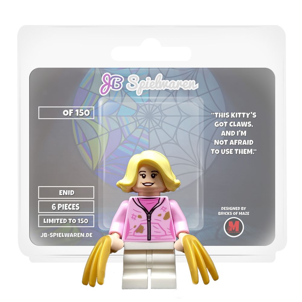 Enid Custom LEGO® Minifigure designed by Bricks of Maze