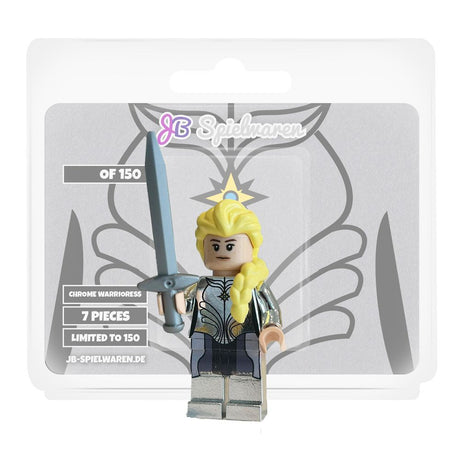 Chrome Warrioress Custom LEGO® Minifigure