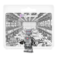 Chrome Silver Armored Hero Custom LEGO® Minifigure