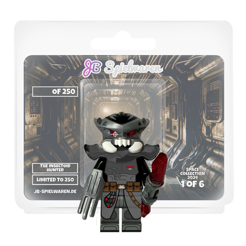 The Insectoid Hunter - Custom Space Collectible LEGO® Minifigure