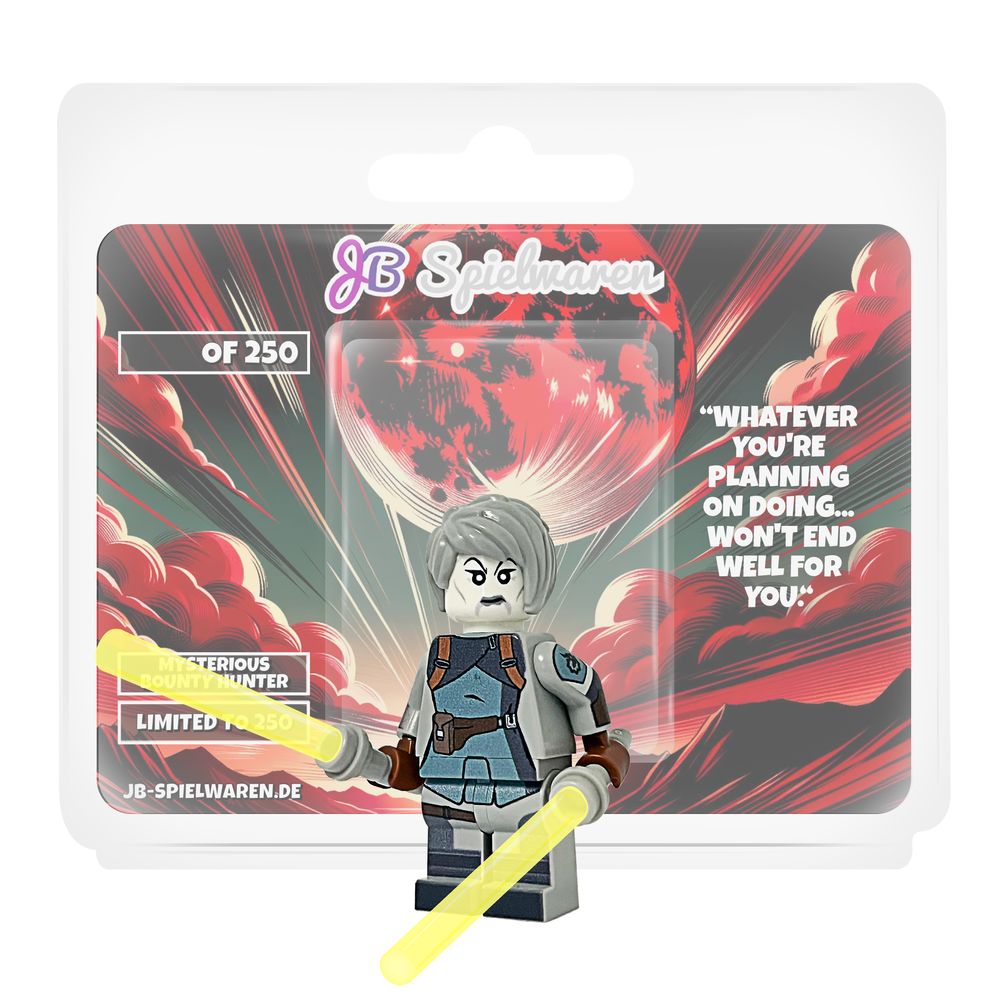 Mysterious Bounty Hunter Custom LEGO® Minifigure