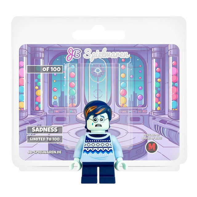 Sadness Custom LEGO® Minifigure by Bricks of Maze
