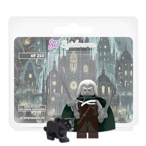 Dark Elf custom minifigure with animal companion by JB Spielwaren
