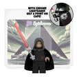 Dark Inquisitor Luke custom minifigure by JB Spielwaren in dark robes with lightsaber