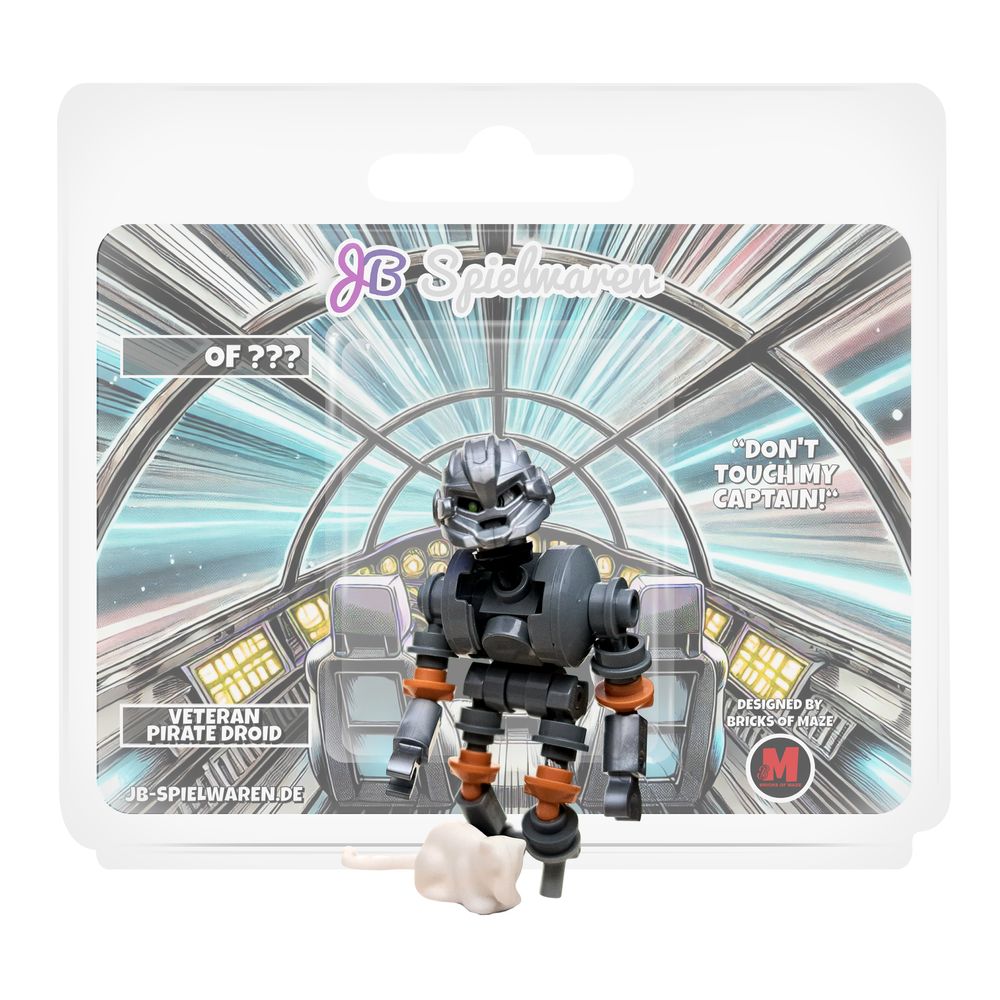 Veteran Pirate Droid Custom LEGO® Minifigure Designed by Bricks of Maze