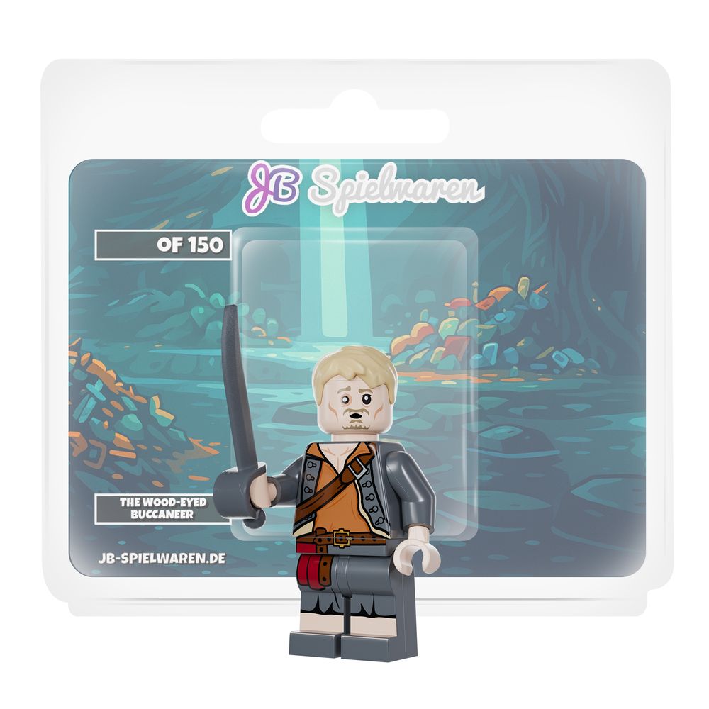 WOOD-EYED BUCCANEER Custom Minifigure