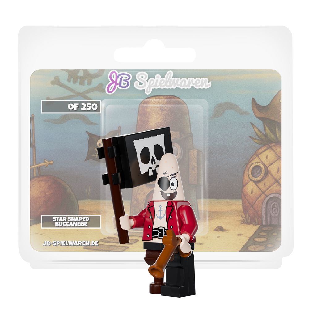 STAR-SHAPED BUCCANEER Custom Minifigure