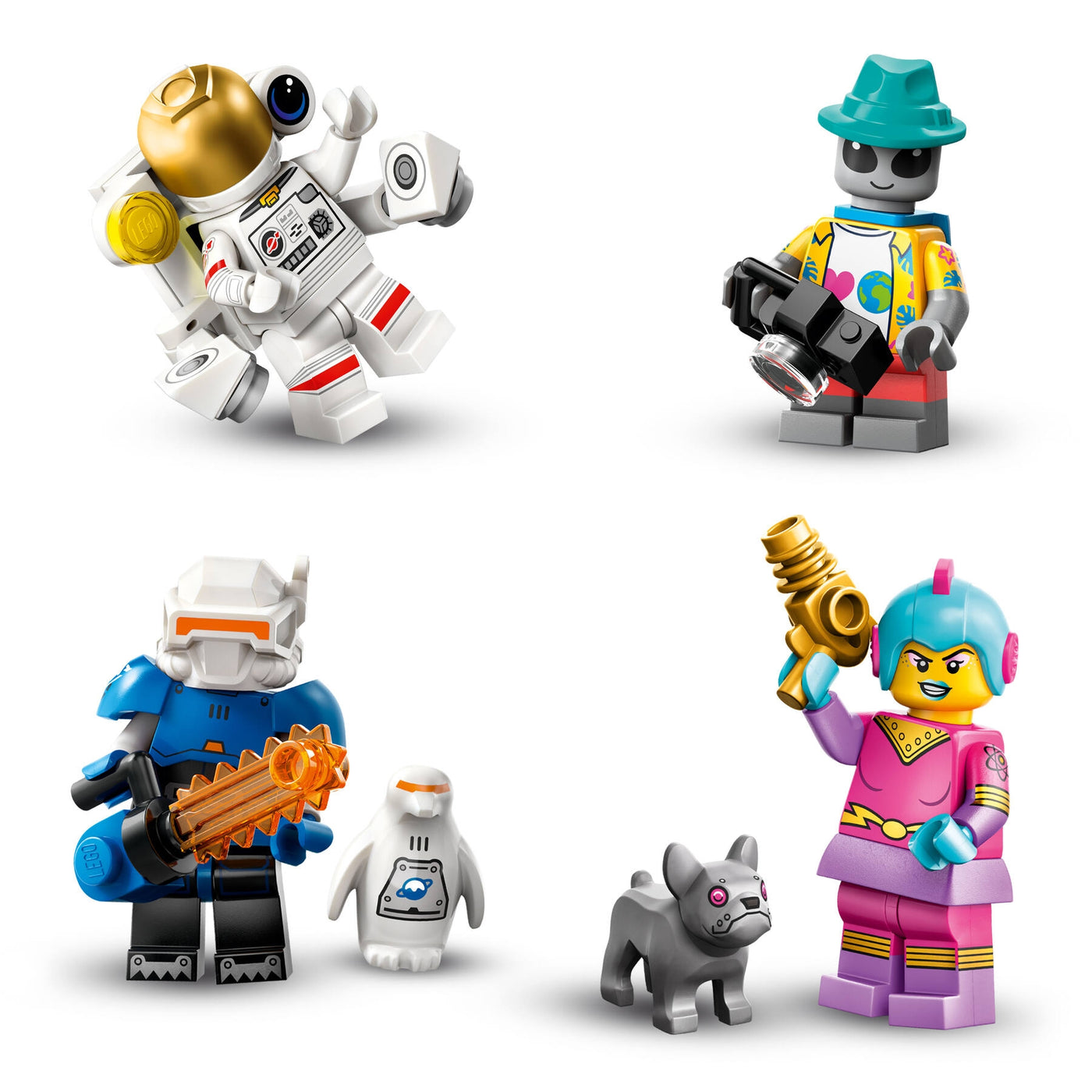 Series 26 Space Minifigures Comlete Set of 12 - 71046