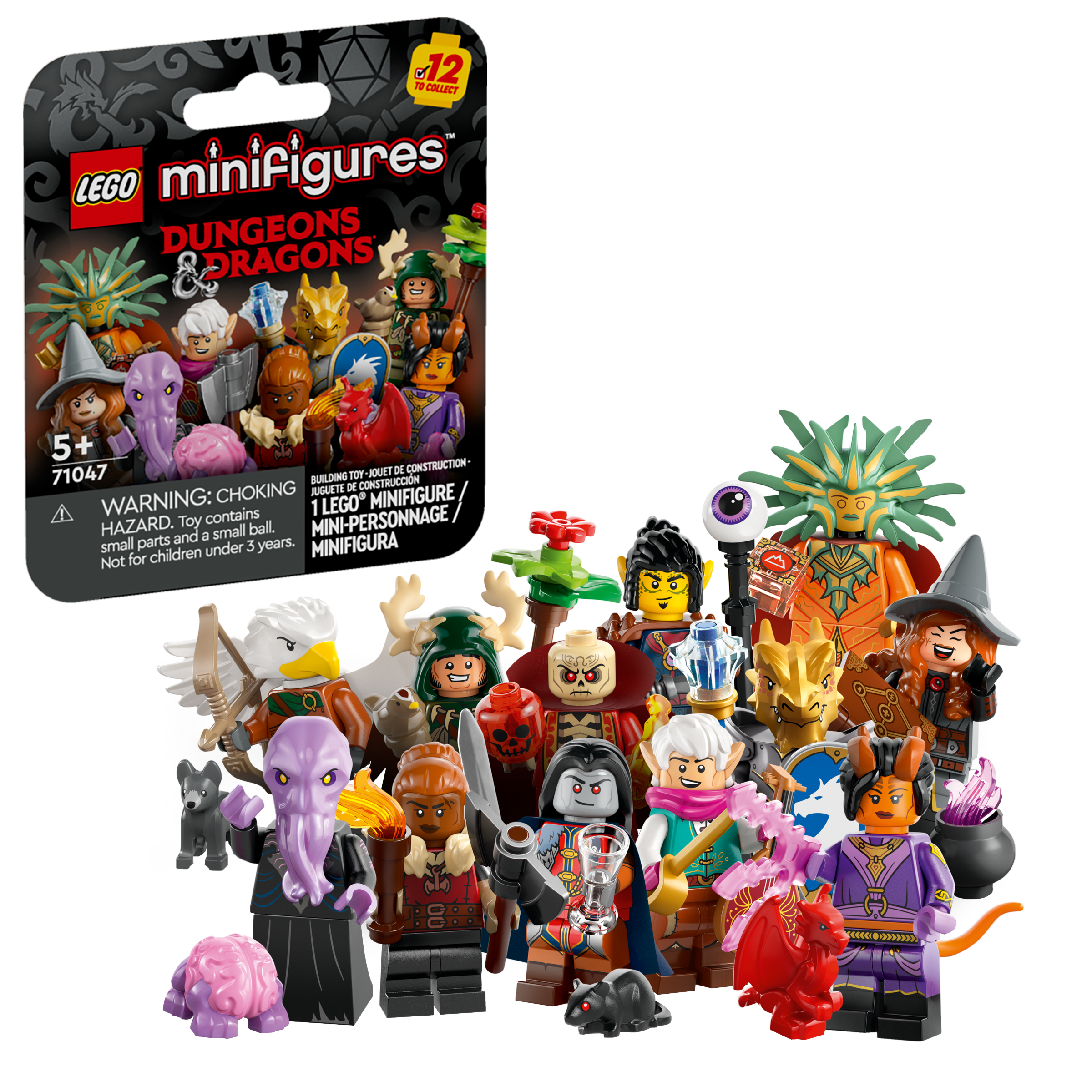 Dungeons & Dragons® Minifigures Complete Set of 12 - 71047