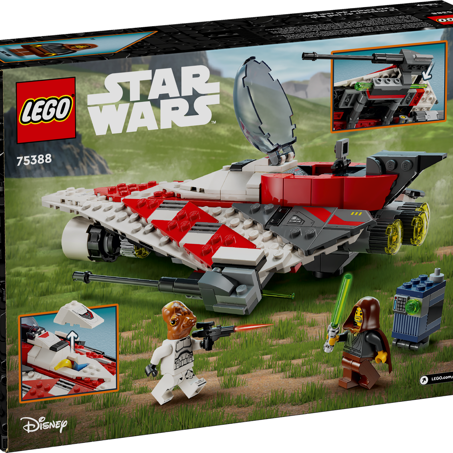 Star Wars™ Display Stand - Jedi Bob’s Starfighter (75388)