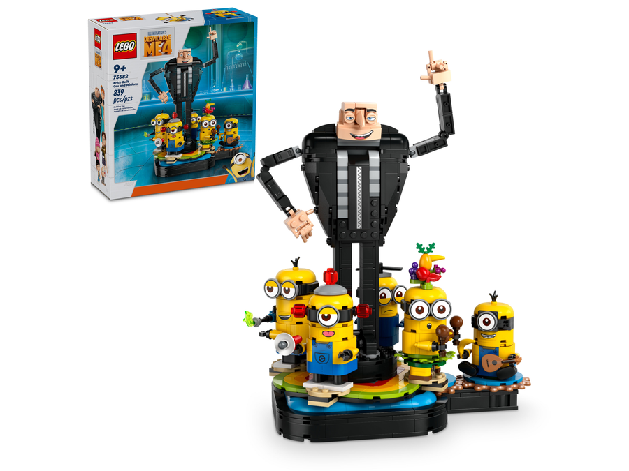 Brick-Built Gru and Minions - 75582