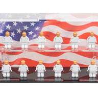 LEGO® Military Minifigure 12-Count Display Case (US Flag) - BrickShell Cases