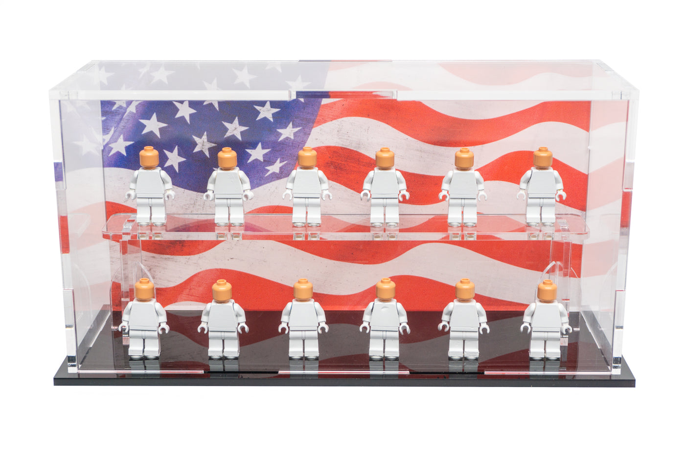 Minifigures Podium - 12 count - MP12 US Flag