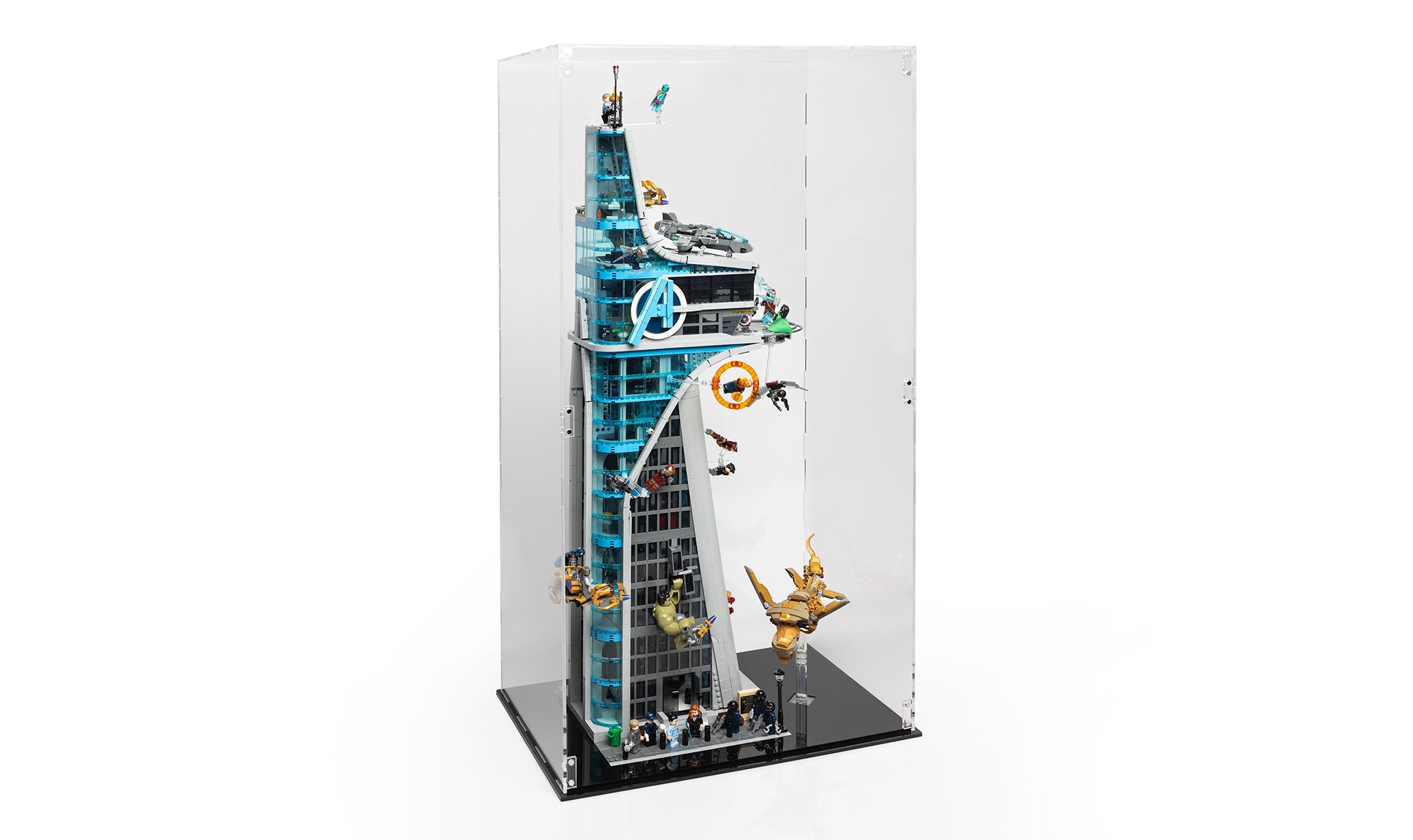 Display case for LEGO® Marvel: Avengers Tower (76269)