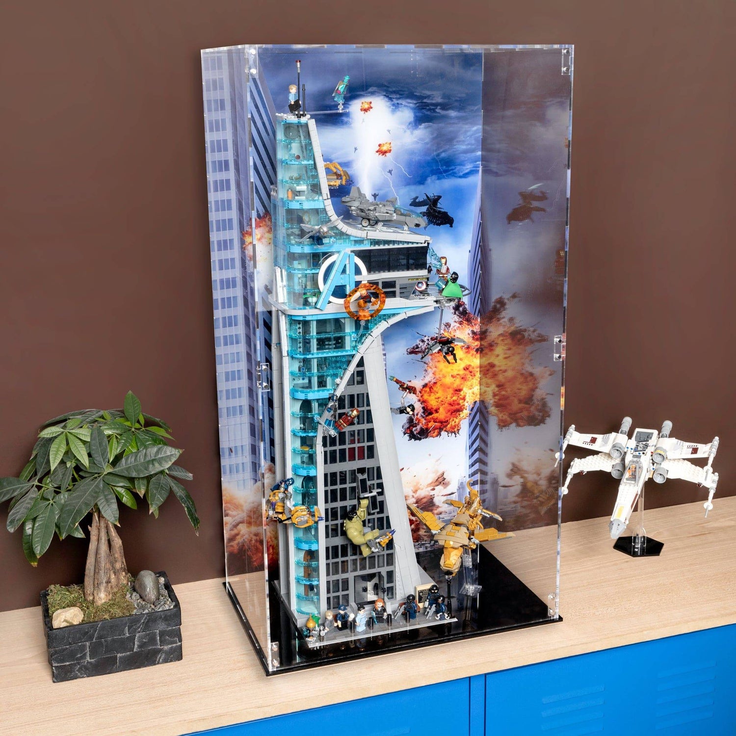 LEGO® Avengers Tower Display Case (76269) by BrickShell Cases