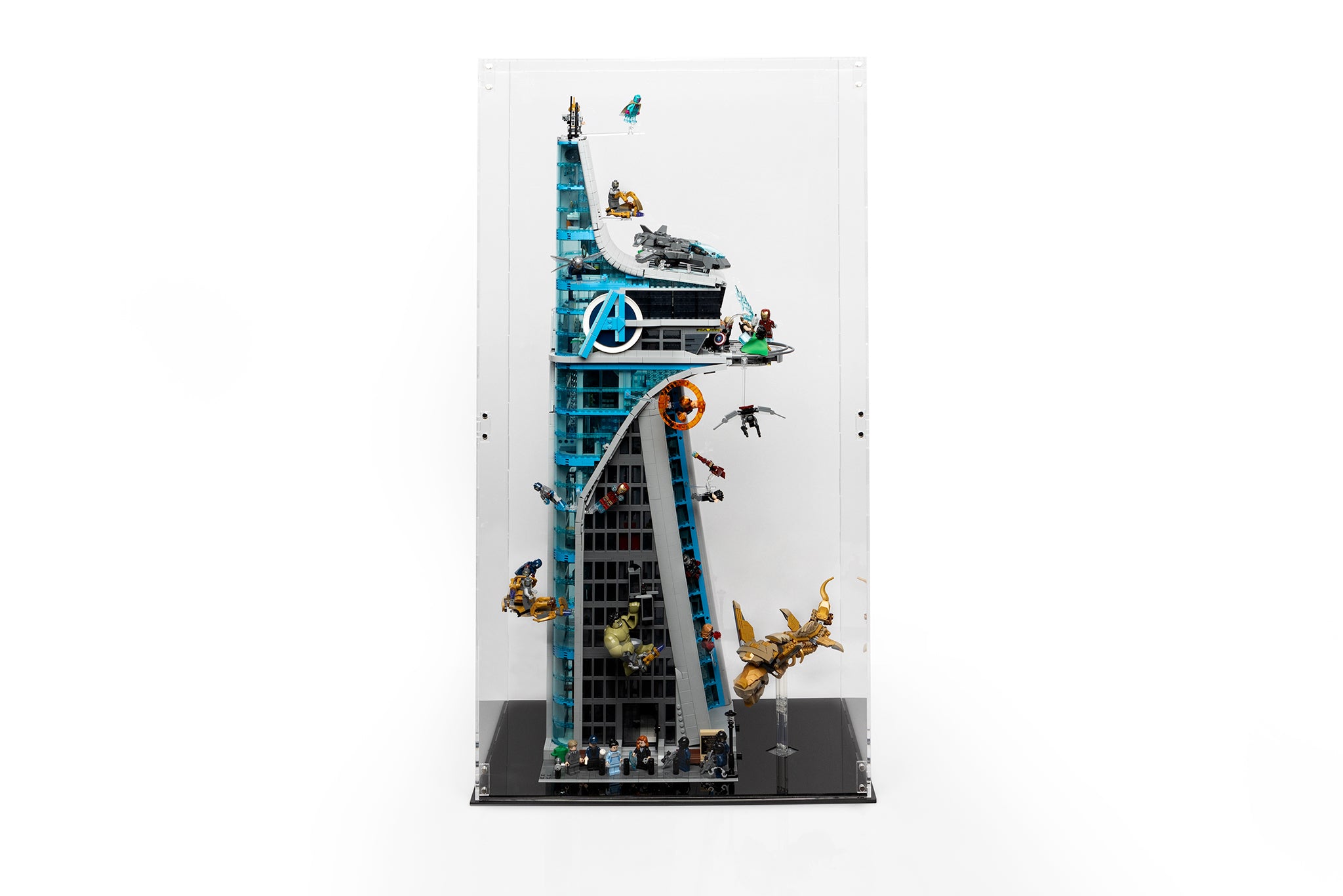 Display case for LEGO® Marvel: Avengers Tower (76269)