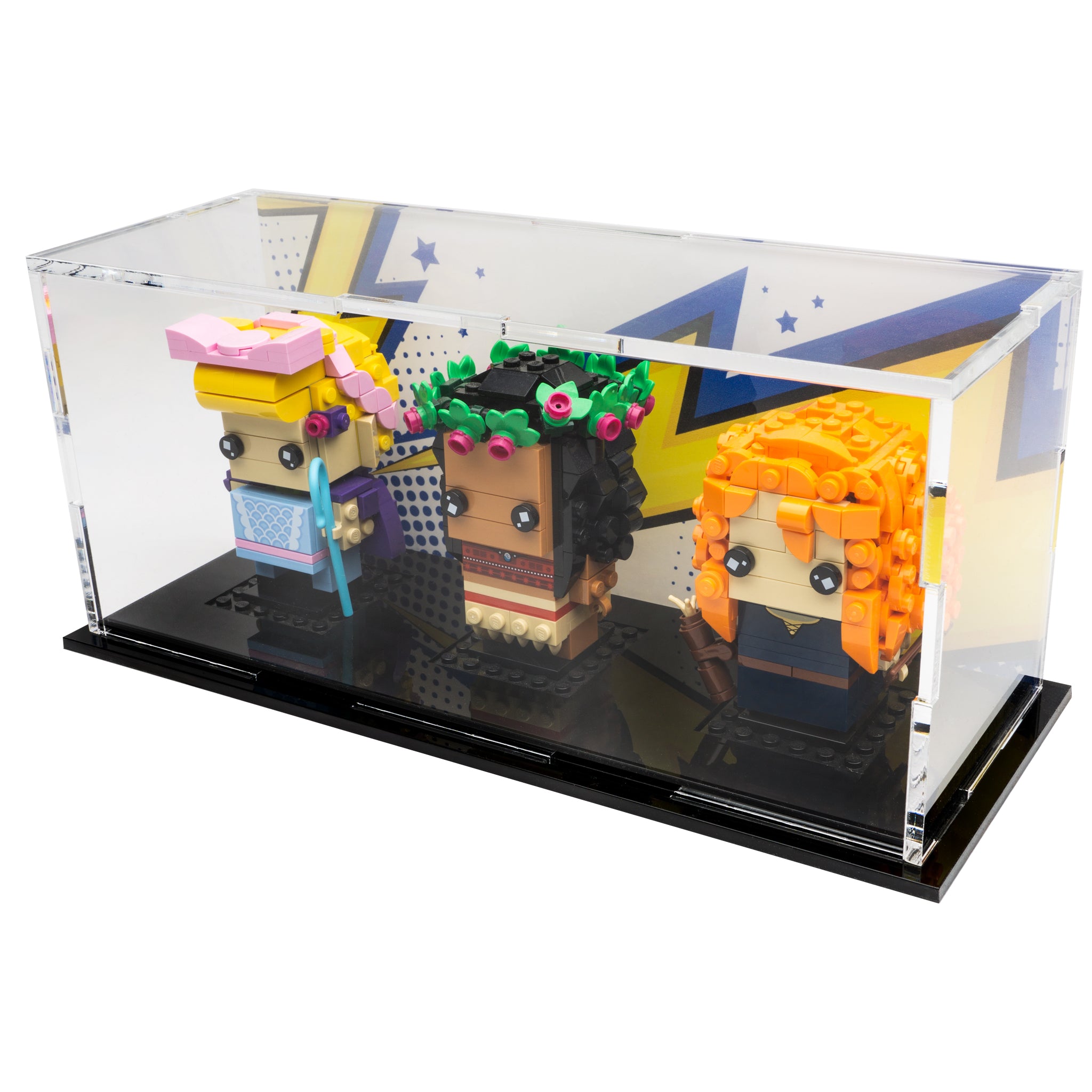 LEGO® BrickHeadz 3-Count Acrylic Display Case