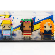 LEGO® Brickheadz Display case - 3 count - WS - BrickShell Cases