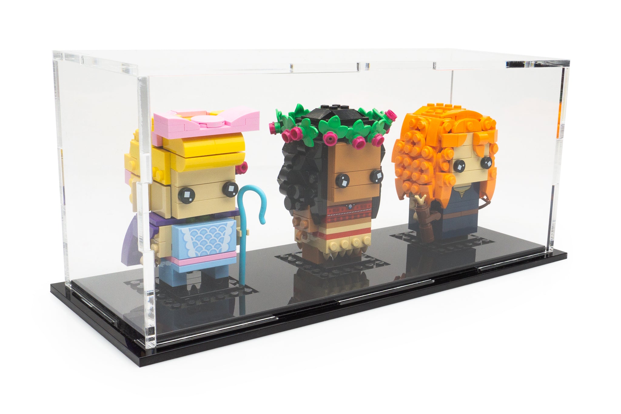 LEGO® Brickheadz Display case - 3 count - WS - BrickShell Cases