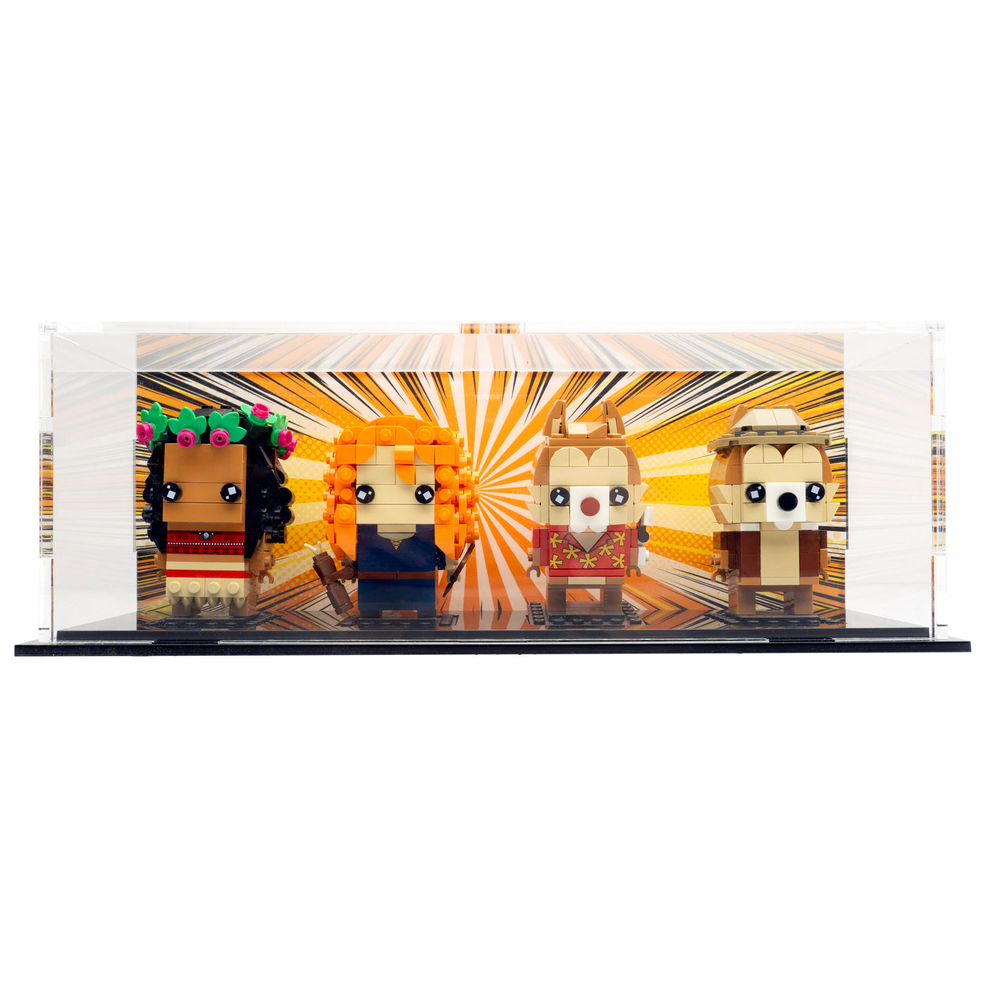 LEGO® BrickHeadz 4-Count Acrylic Display Case
