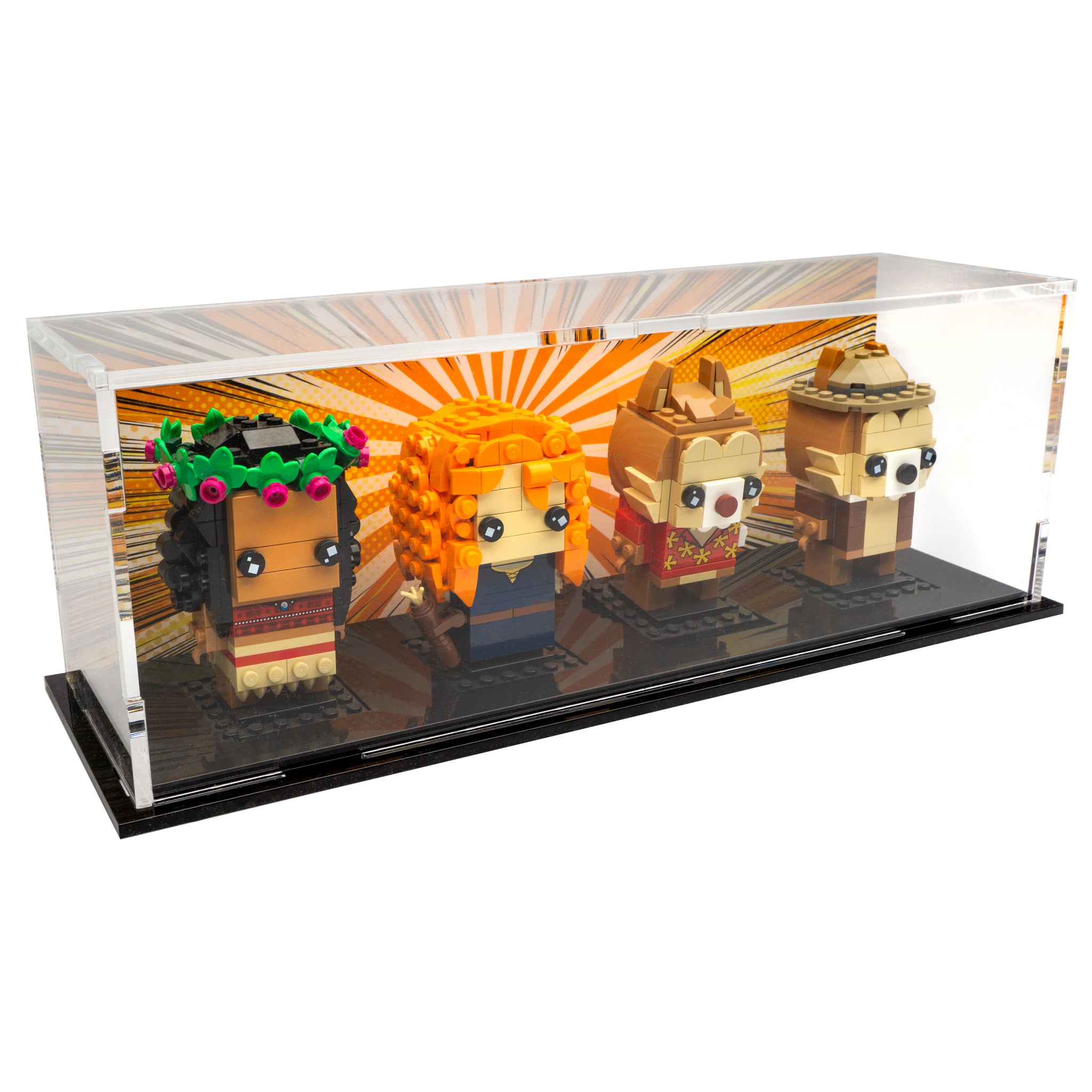 LEGO® BrickHeadz 4-Count Acrylic Display Case