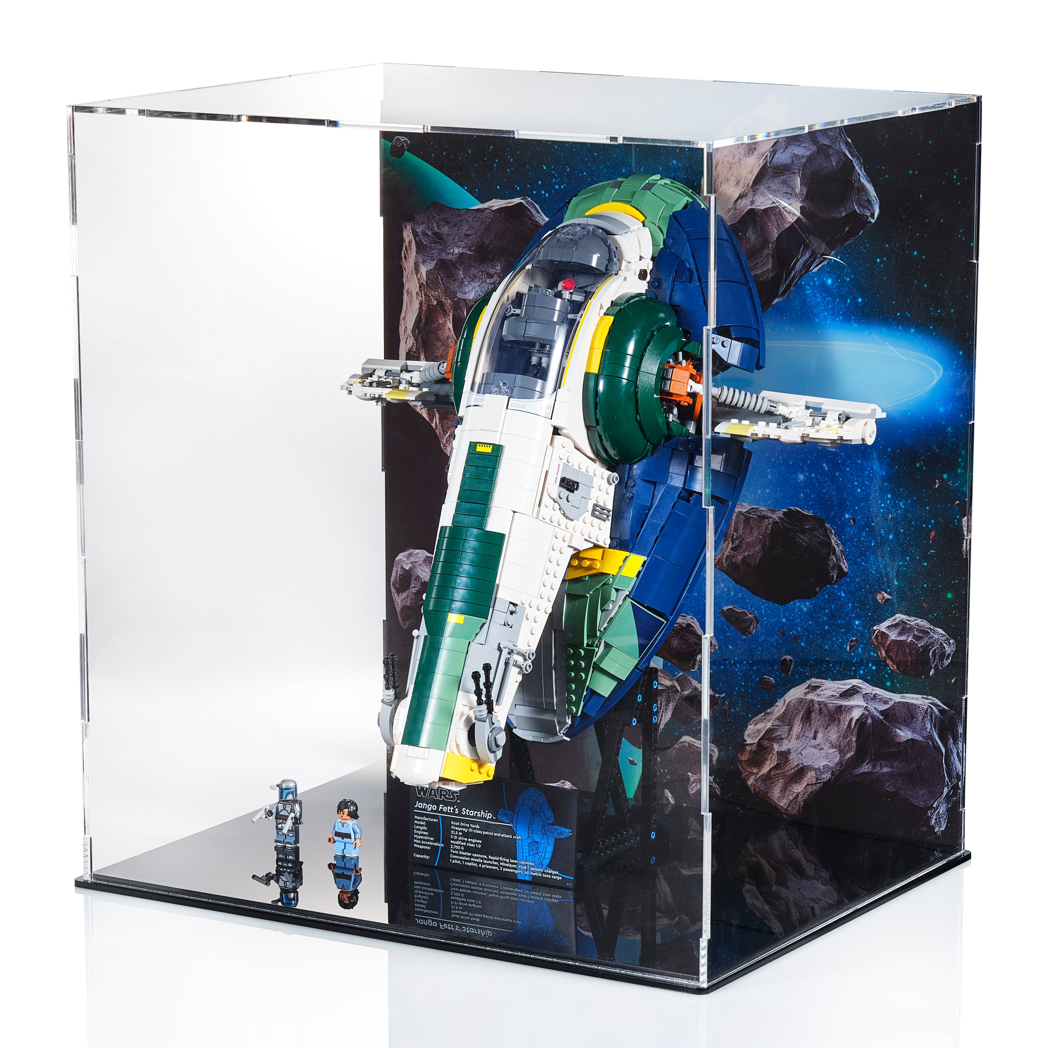 LEGO® Jango Fett Slave I Display Case – 75409 – BrickShell Cases