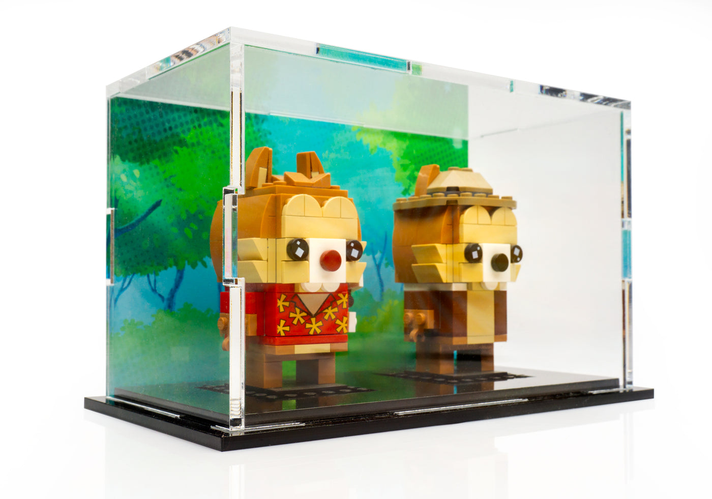 LEGO® Brickheadz Display case - 2 count - WS - BrickShell Cases