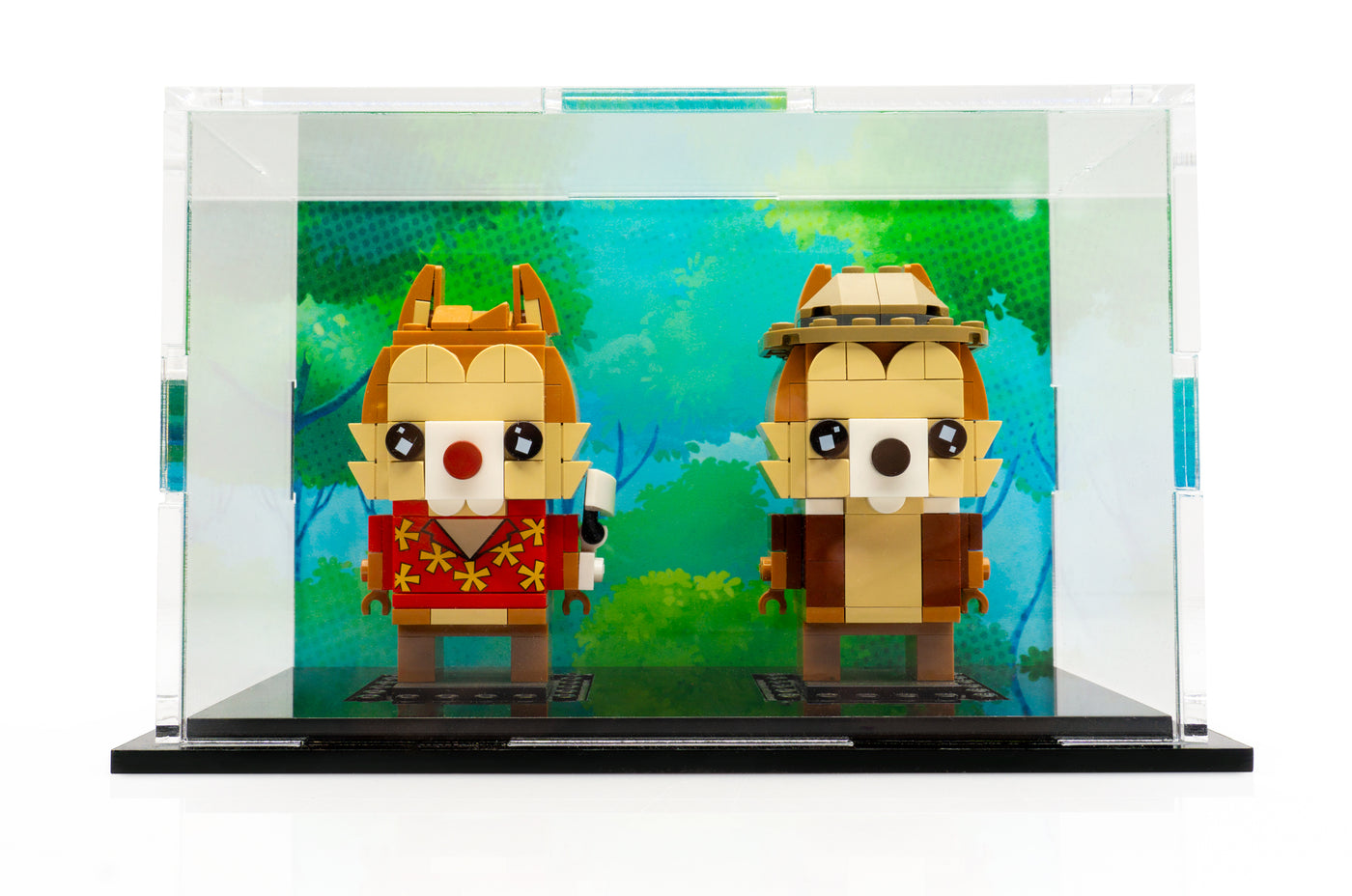 LEGO® Brickheadz Display case - 2 count - WS - BrickShell Cases