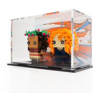 LEGO® Brickheadz Display case - 2 count - WS - BrickShell Cases