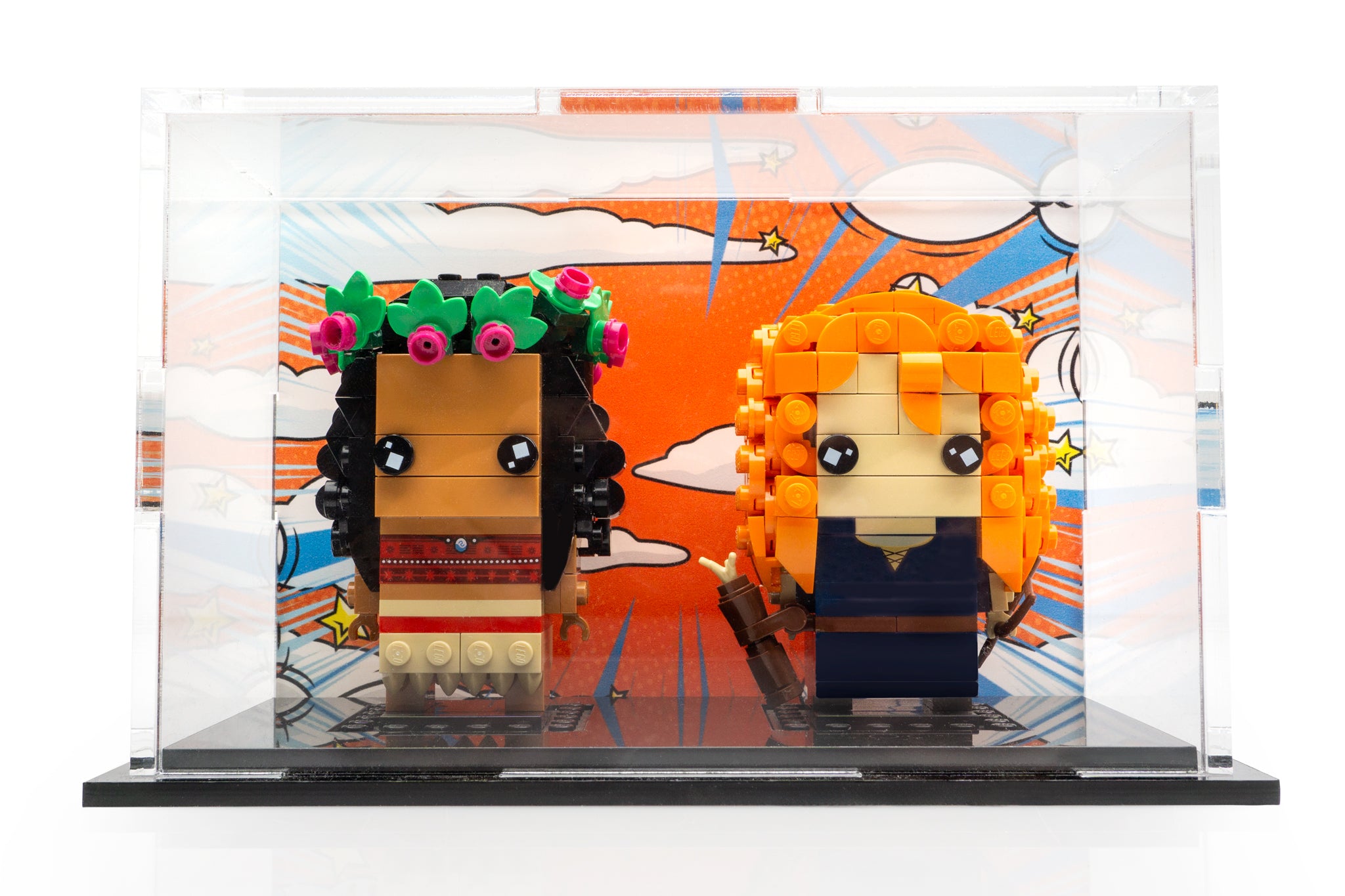 LEGO® Brickheadz Display case - 2 count