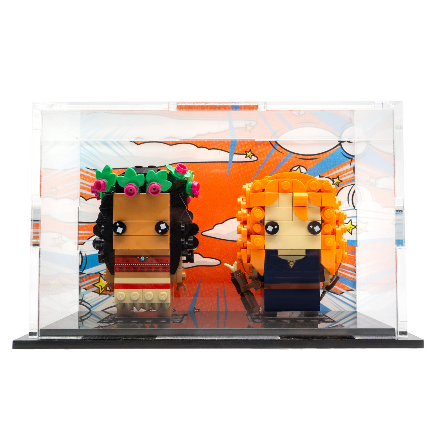 LEGO® BrickHeadz 2-Count Acrylic Display Case