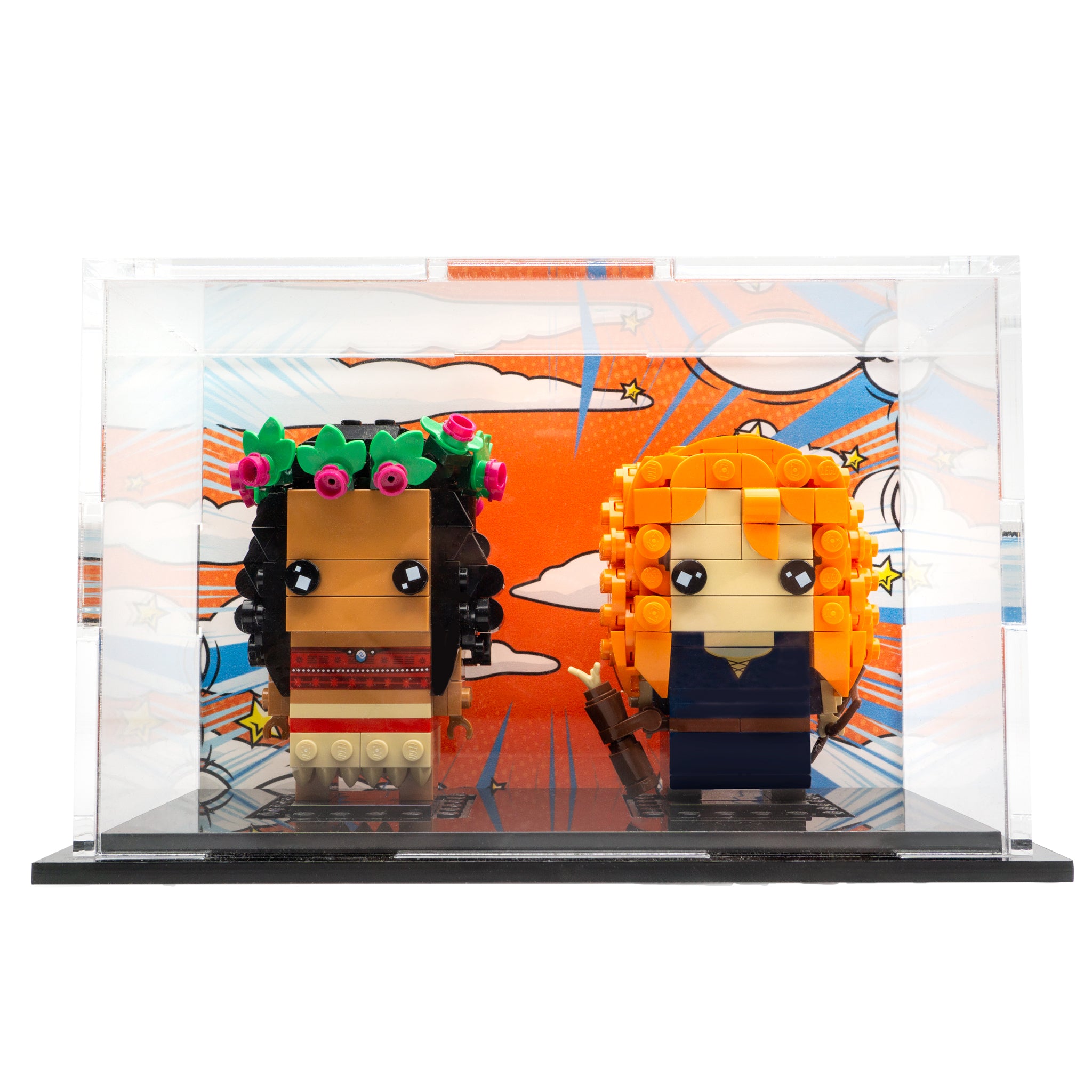 LEGO® BrickHeadz 2-Count Acrylic Display Case