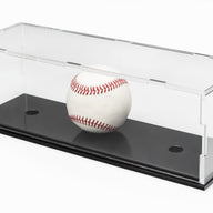 Clear Acrylic Collectible Baseball Display Case (Fits 3)