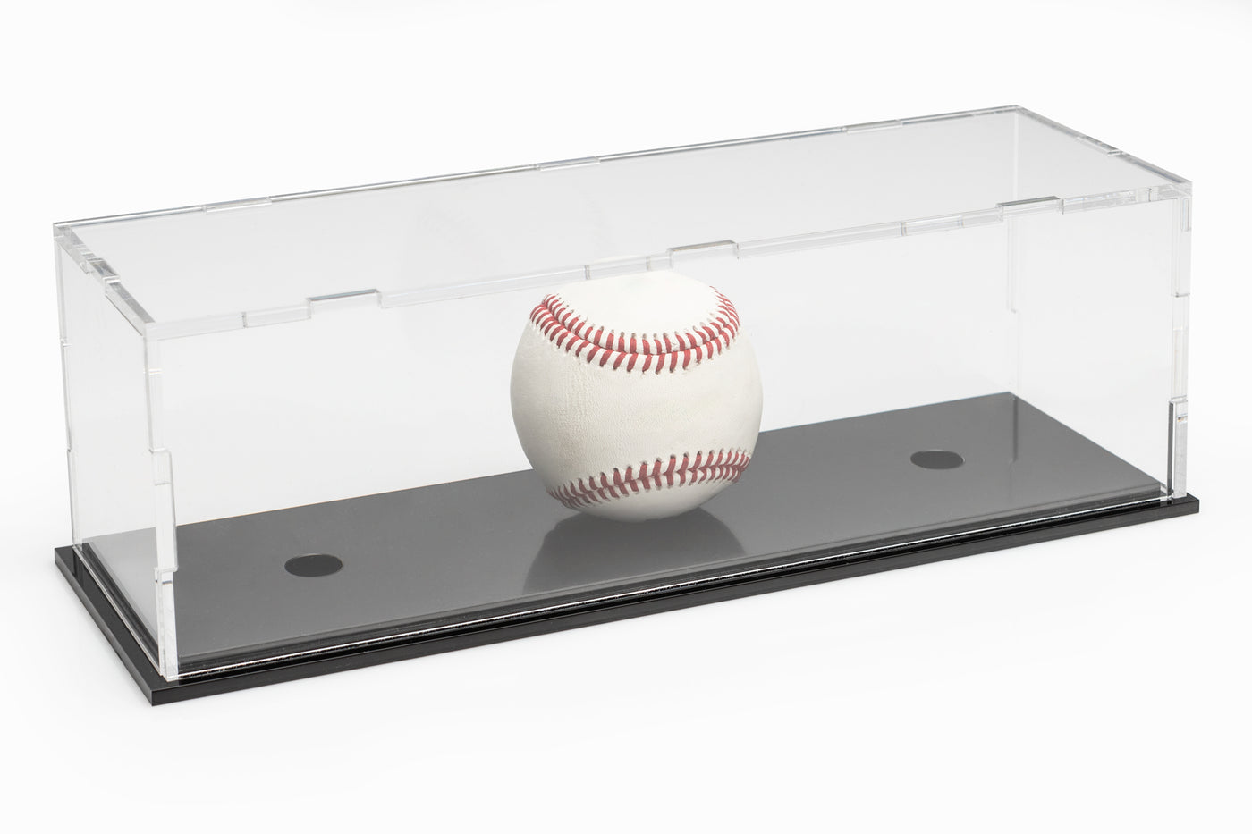 Clear Acrylic Collectible Baseball Display Case (Fits 3) - WS - BrickShell Cases