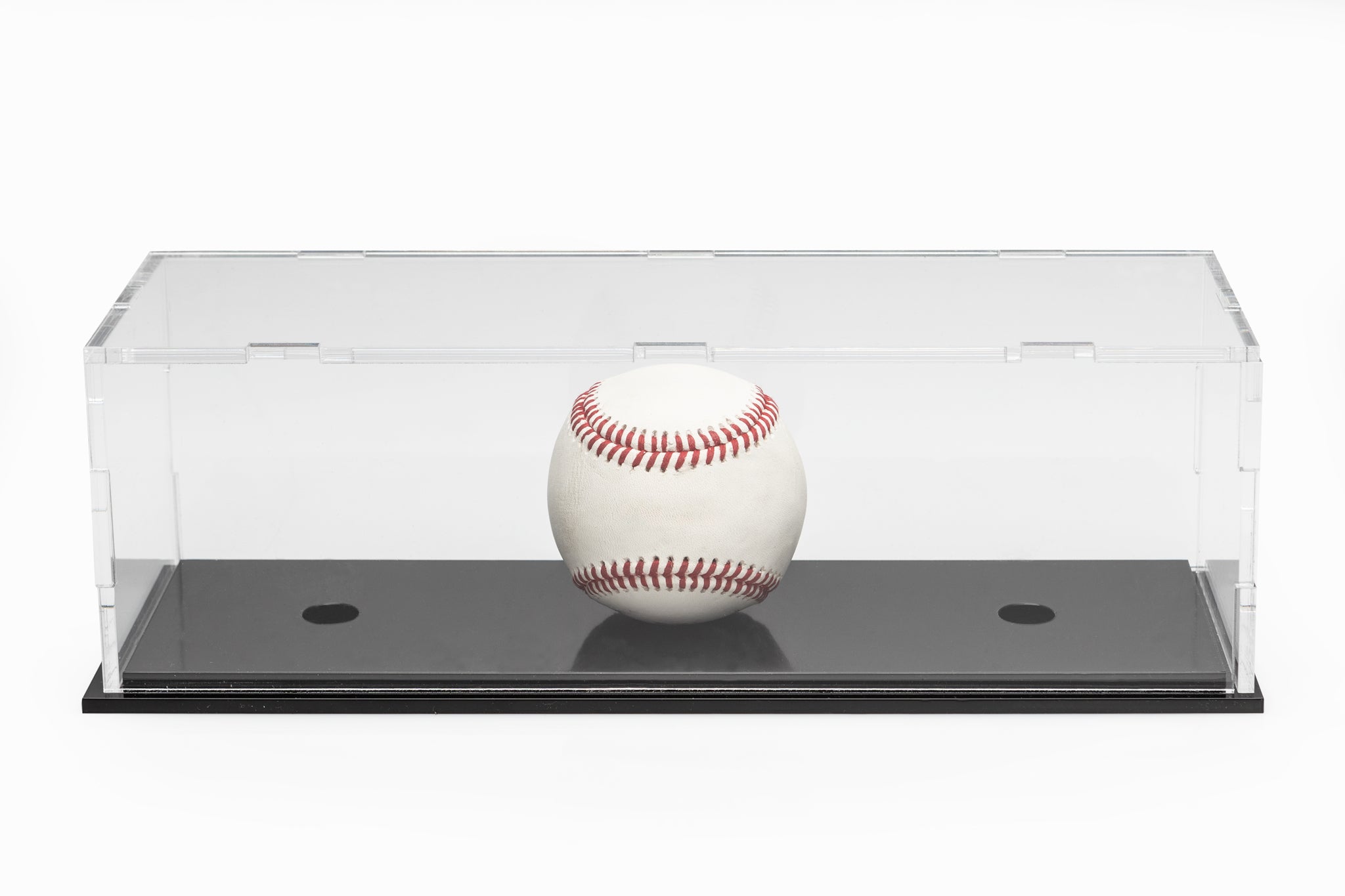 Clear Acrylic Collectible Baseball Display Case (Fits 3)