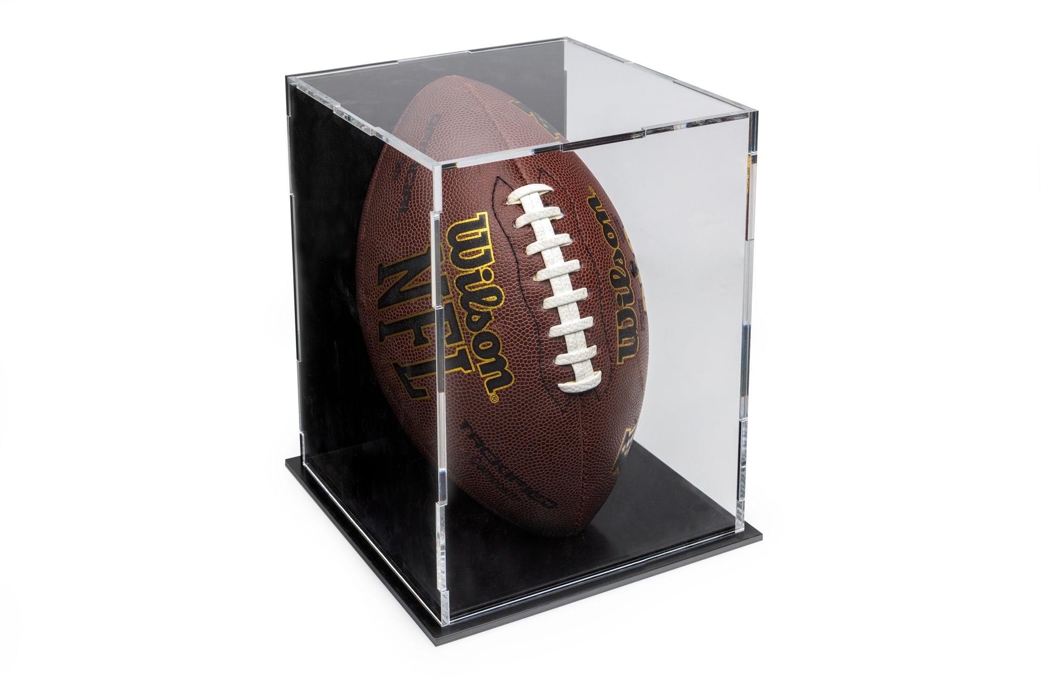 14” Acrylic Collectible Football Display Case - WS - BrickShell Cases