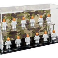 LEGO® Military Minifigure 12-Count Display Case (Green Camouflage) - BrickShell Cases