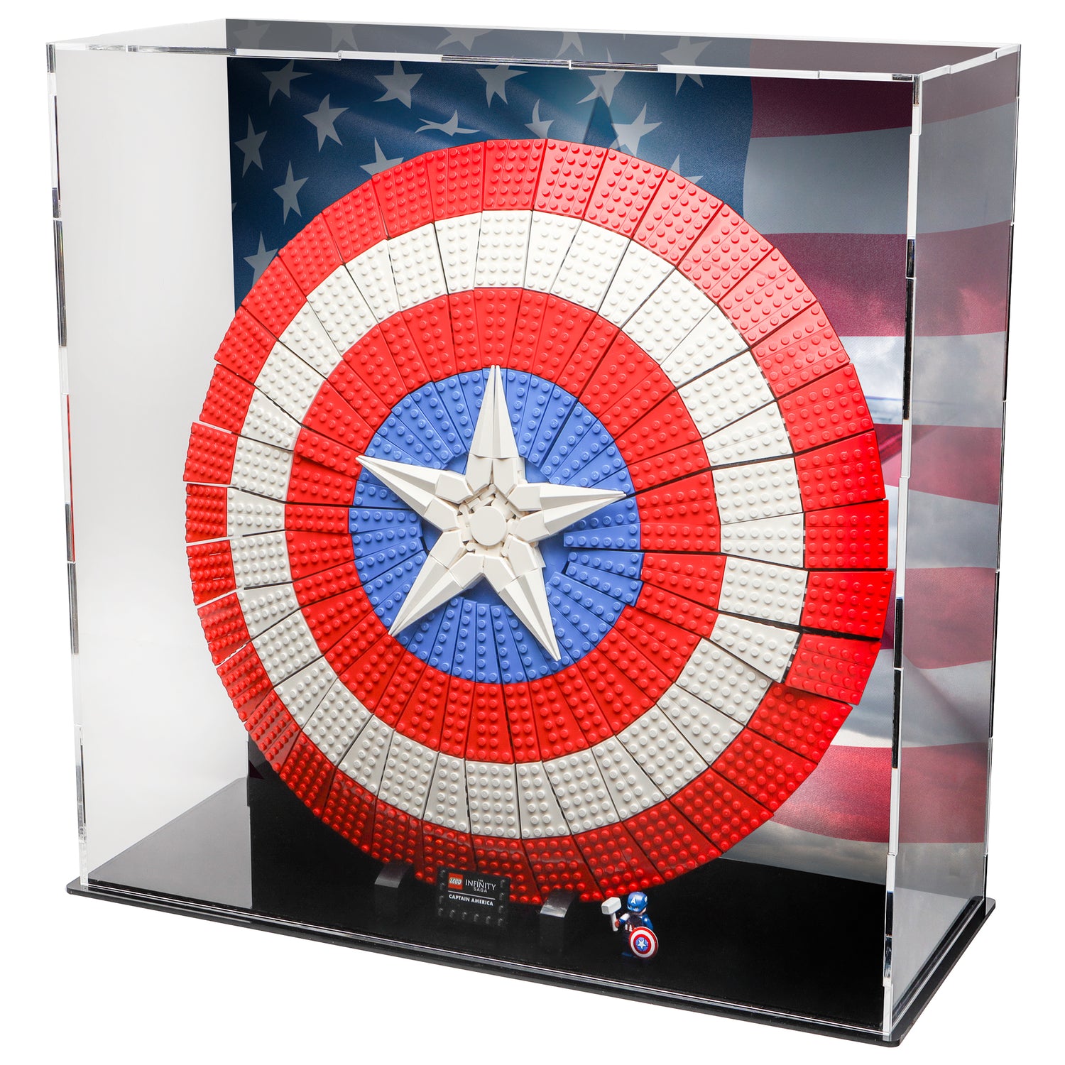 LEGO® Marvel™ Superheroes: Captain America's Shield Display Case (76262)