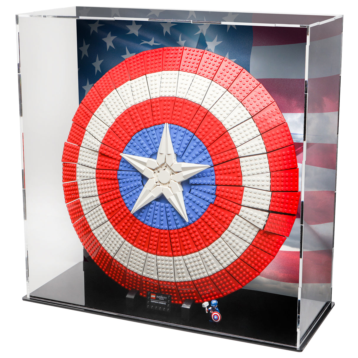 LEGO® Marvel™ Superheroes: Captain America's Shield Display Case (76262)