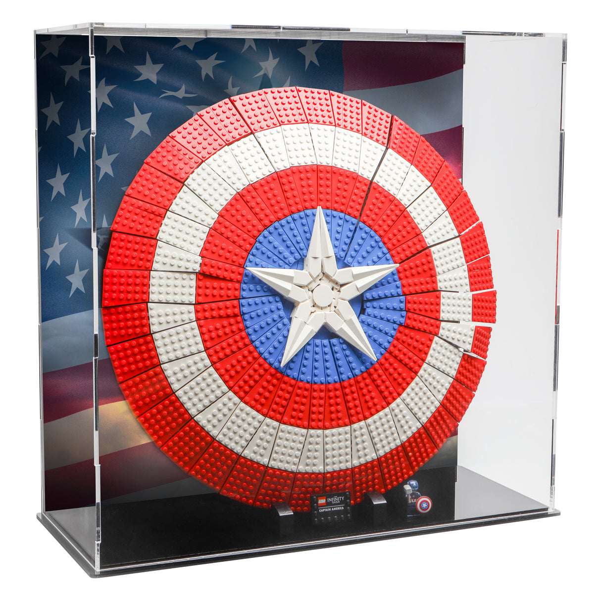 LEGO® Marvel™ Superheroes: Captain America's Shield Display Case (76262)