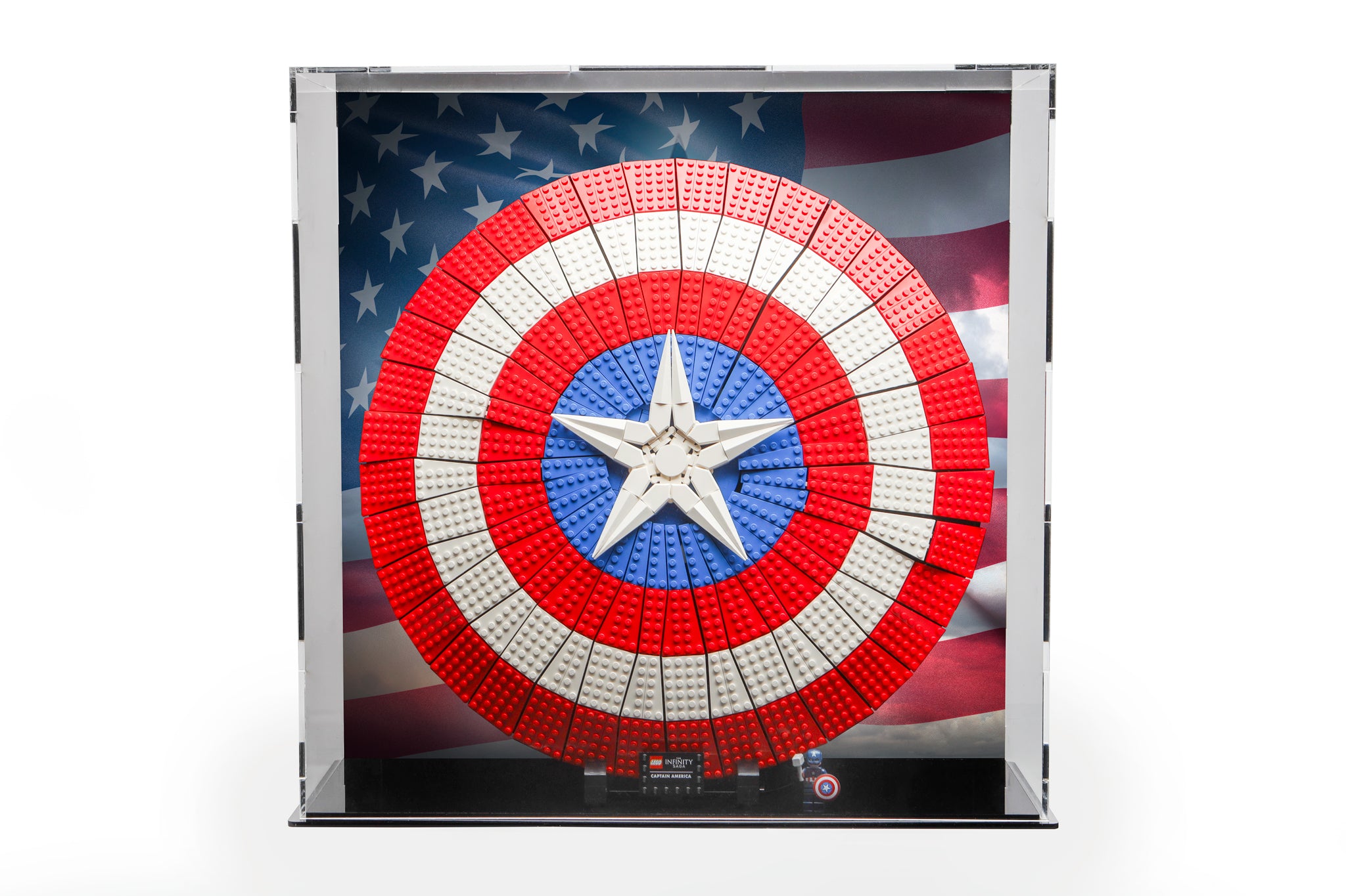 LEGO® Captain America's Shield (76262) Display Case