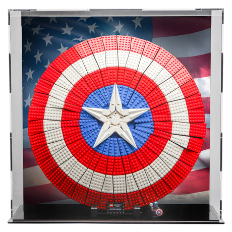 LEGO® Marvel™ Superheroes: Captain America's Shield Display Case (76262)